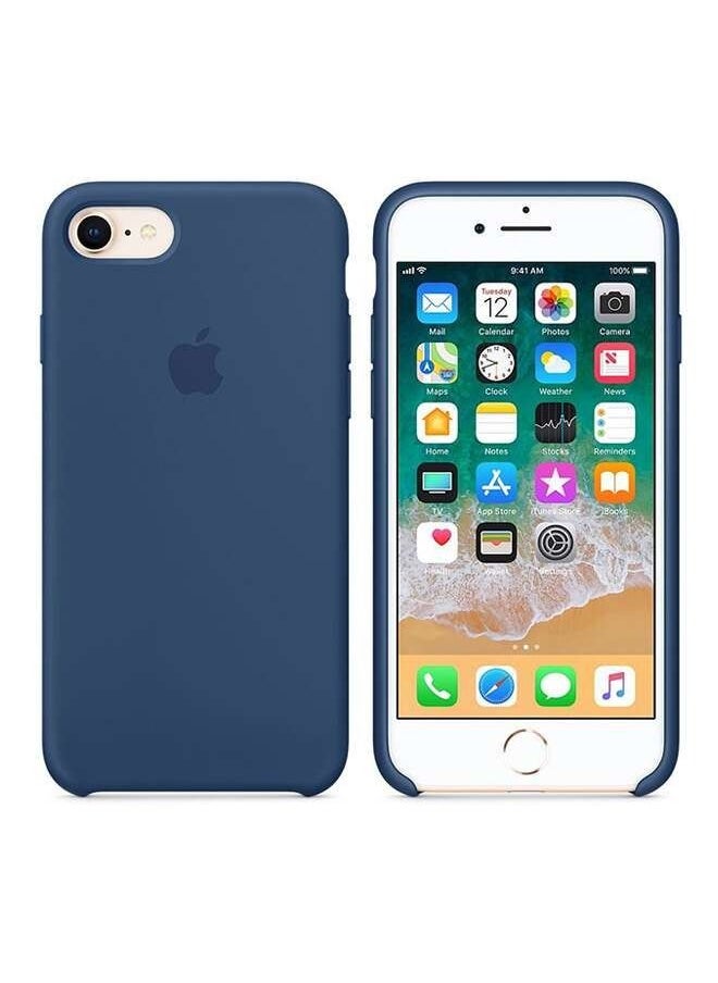shAyzee - Soft Silicone Case Cover For Apple iPhone 8/7 Blue Cobalt - Image 1