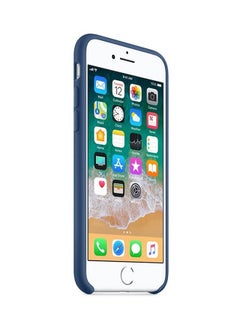 شيزي غطاء سيليكون ناعم لهاتف Apple iPhone 8/7 Blue Cobalt  - Image 4