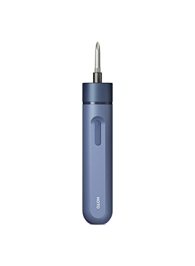 HOTO 3.6V Cordless Electric Screwdriver, 1500mAh, USB Rechargeable Battery, All-in-one Power Screwdriver, Manual-automatic Mode, 2 S2 Steel Long Bits, Ideal for Repairing Circuits/Electronics  - Image 1
