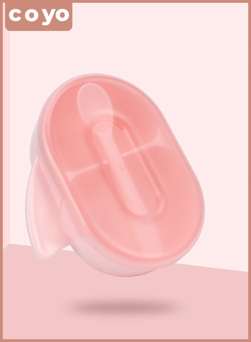 COYO وعاء تغذية على شكل سمكة قرش مصنوع من مواد عالية الجودة مع ملعقة، متين وطويل الأمد - Image 2