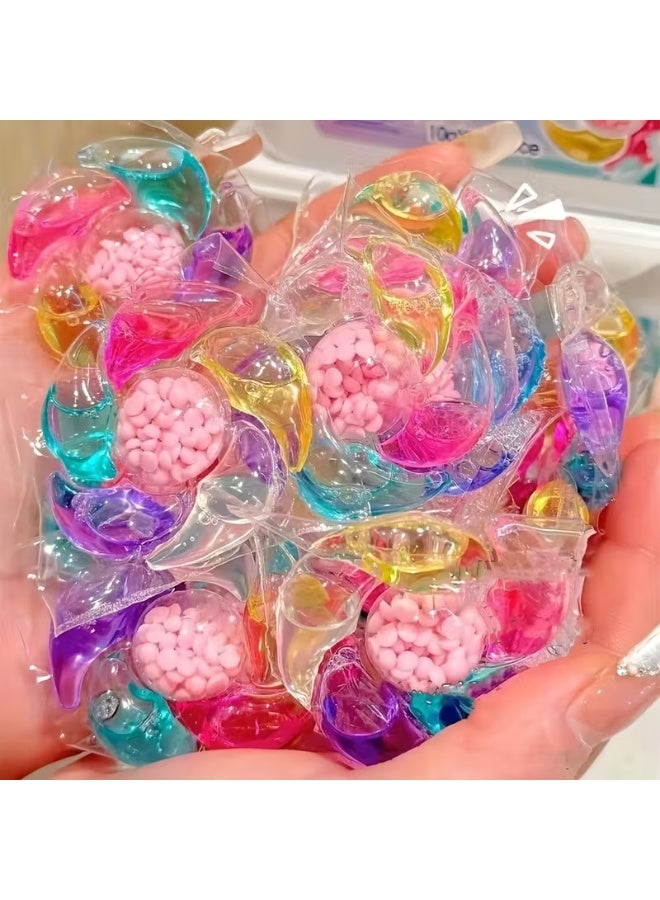 6-in-1 Antibacterial Laundry Pods with Long-Lasting Fragrance and Softening Concentrated Detergent (10PCS) - Image 1