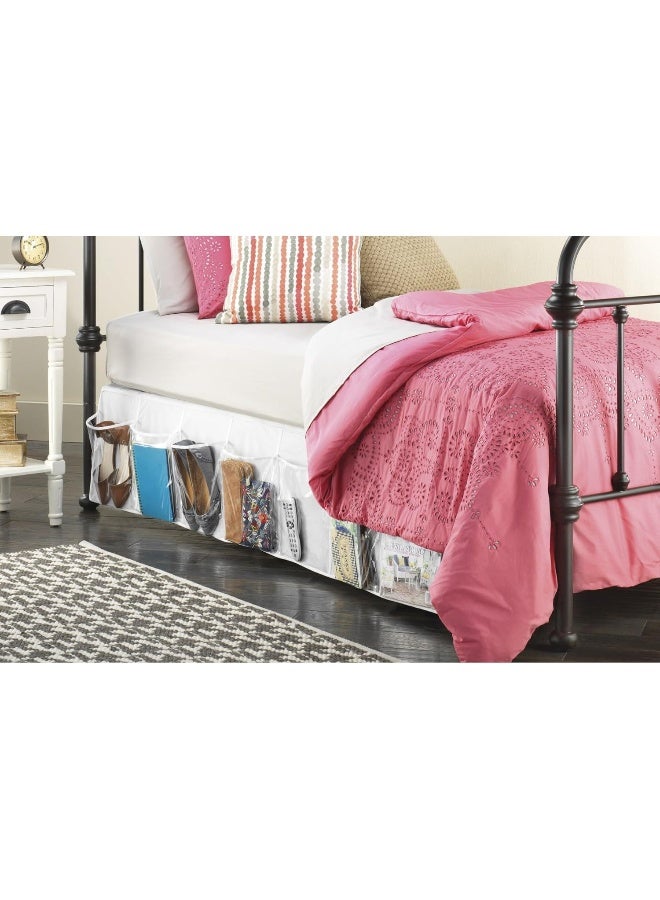 Whitmor Bedskirt Storage Organizer Clear - Image 1