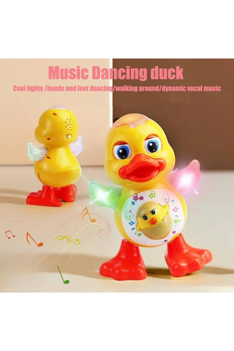 Dancing Duck Electric Dancing Duck Funny Blink Eyes Flashing Light Shake The Body Cute Musical Carto