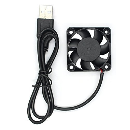 ANVISION 2-Pack 40mm x 10mm DC 5V USB Brushless Cooling Fan, Dual Ball Bearing - Image 3