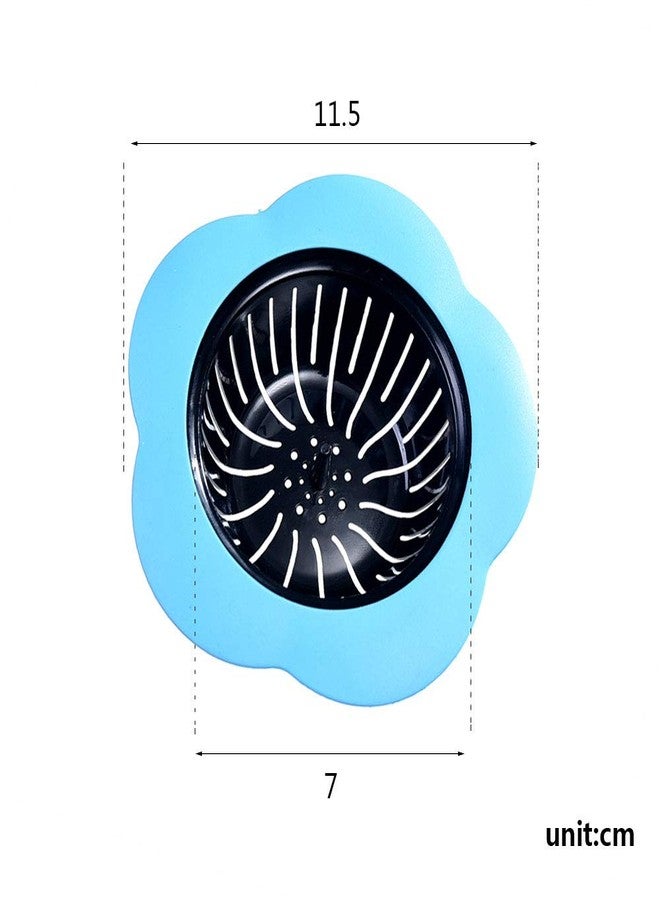 COLIBYOU Plastic Sink Strainer Kitchen Easy Clean Sink Drain Filter Basket (Set of 4, Multicolored) - Image 2