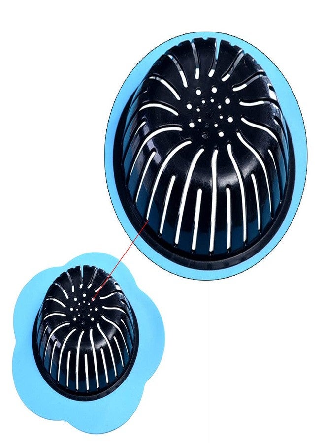 COLIBYOU Plastic Sink Strainer Kitchen Easy Clean Sink Drain Filter Basket (Set of 4, Multicolored) - Image 5