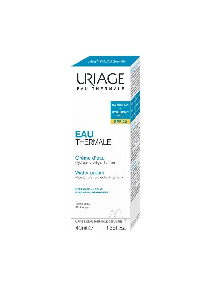 Uriage Eau Thermale Light Water Cream SPF 20 40ML - Image 2