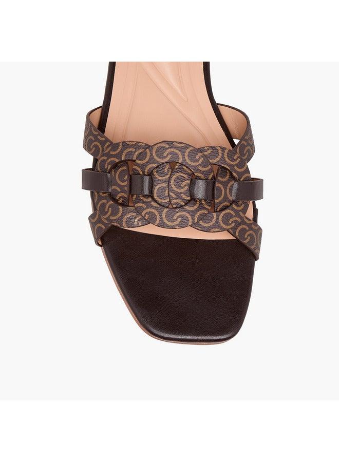 Celeste Women's Textured Slip-On Flat Sandals - Image 4