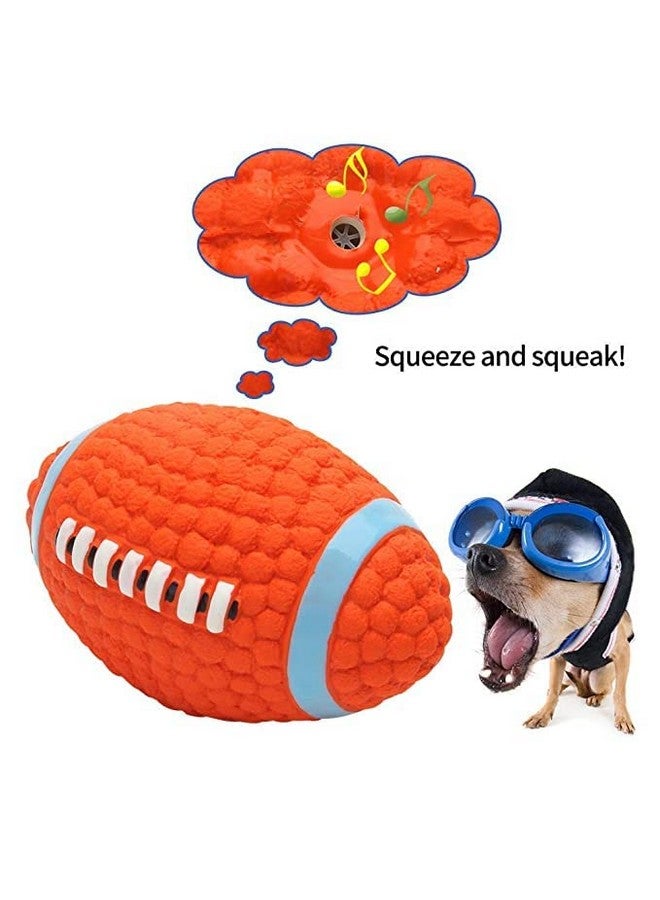 لعبة كرة الرجبي المطاطية الصاخبة المصنوعة من مادة اللاتكس للكلاب والجراء - كبيرة - Image 3