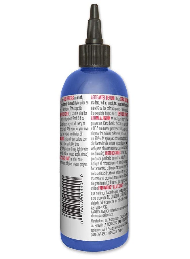 Unicorn SPiT 5771008 Gel Stain and Glaze, Blue Thunder 8.0 FL OZ Bottle - Image 2