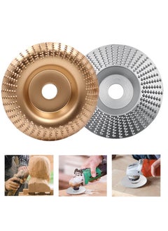 KASTWAVE Wood Carving Discs, For Angle Grinder Grinding Wheel Disc Rotary Flat Shaping Abrasive Bore 16mm Woodworking Tools, Abrasive Disc Wood Carving Tools  - Image 1