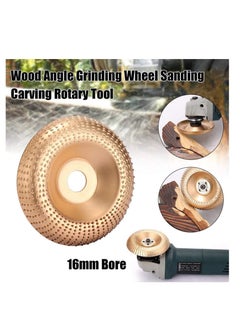 KASTWAVE Wood Carving Discs, For Angle Grinder Grinding Wheel Disc Rotary Flat Shaping Abrasive Bore 16mm Woodworking Tools, Abrasive Disc Wood Carving Tools  - Image 3