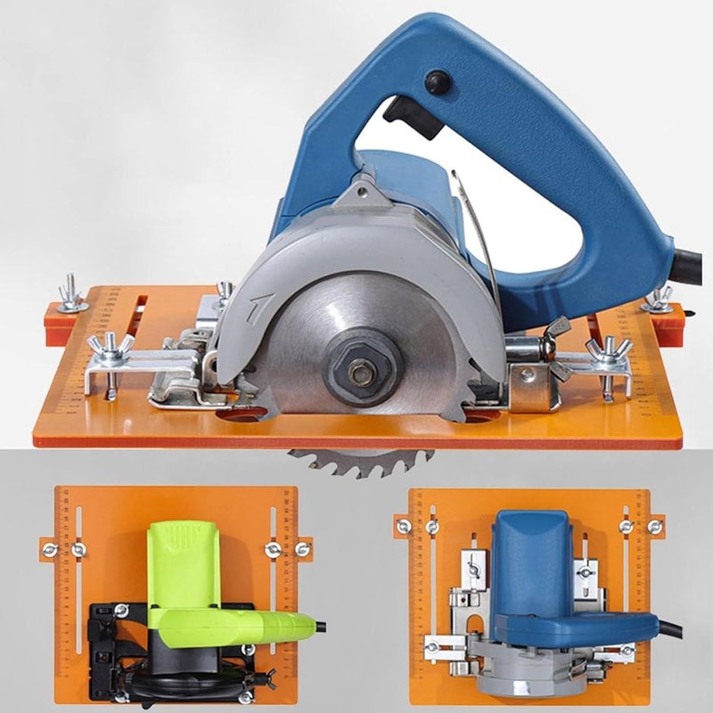 Circular Saw Guide Base Plate 28x25cm Woodworking Table Insert Cutting Board - Image 4