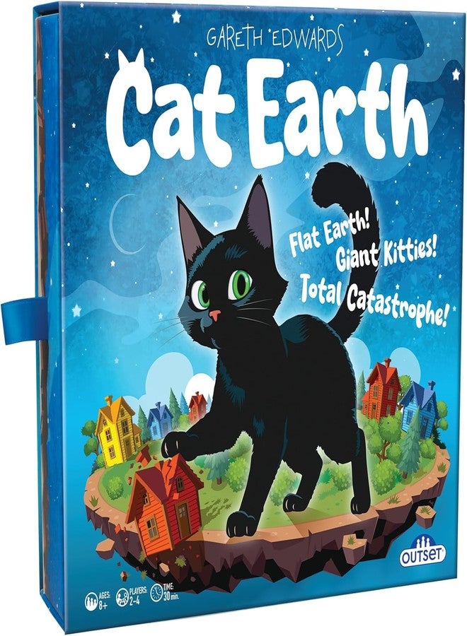 Outset Media Cat Earth - Light Strategy Family Board Game - 2 to 4 Players Ages 8 and up - Image 1