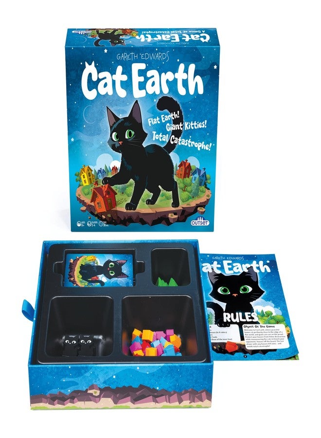 Outset Media Cat Earth - Light Strategy Family Board Game - 2 to 4 Players Ages 8 and up - Image 2