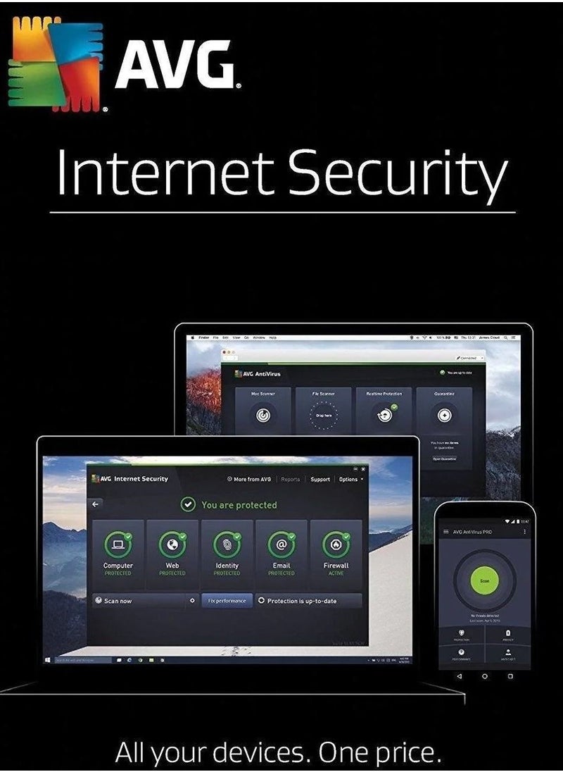 AVG AVG Internet Security 10 Device 1 Year 