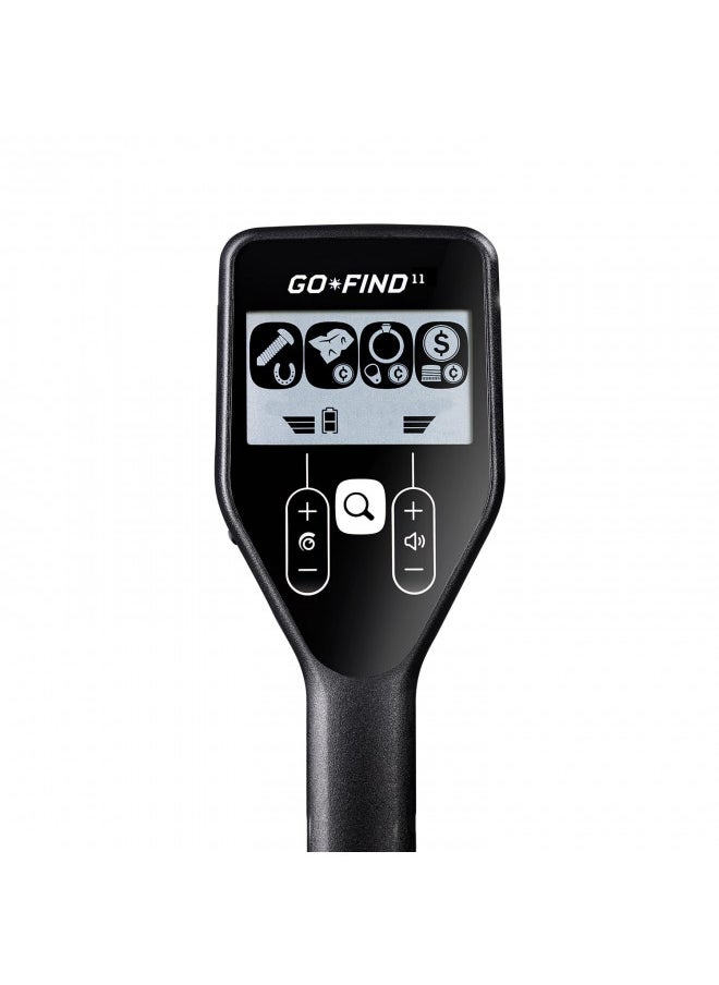 MINELAB Minelab GO-FIND 11 Ultra-Light Collapsible Metal Detector for Adults & Kids with 8" Waterproof Coil  - Image 1