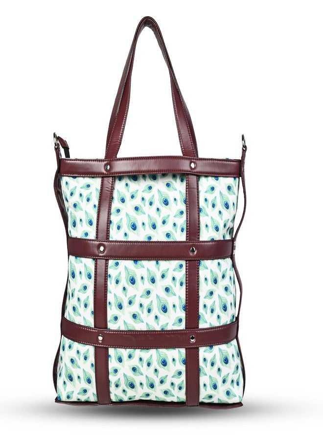 Bot Bag handbag laptop for women Feather Motif - Image 1