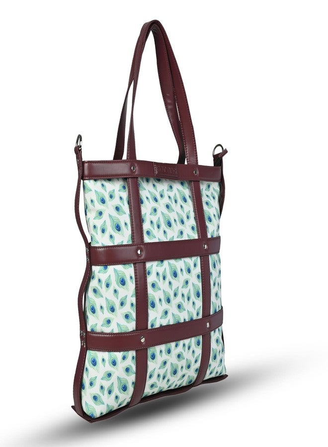 Bot Bag handbag laptop for women Feather Motif - Image 2
