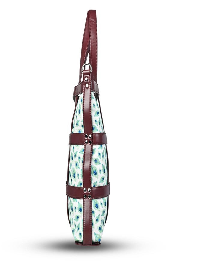 Bot Bag handbag laptop for women Feather Motif - Image 4