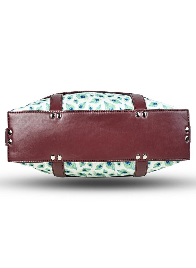 Bot Bag handbag laptop for women Feather Motif - Image 5