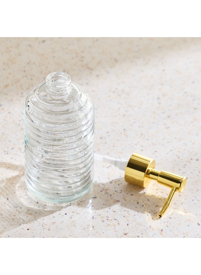 Home Box Vega Glass Soap Dispenser with Knobe  - Image 2