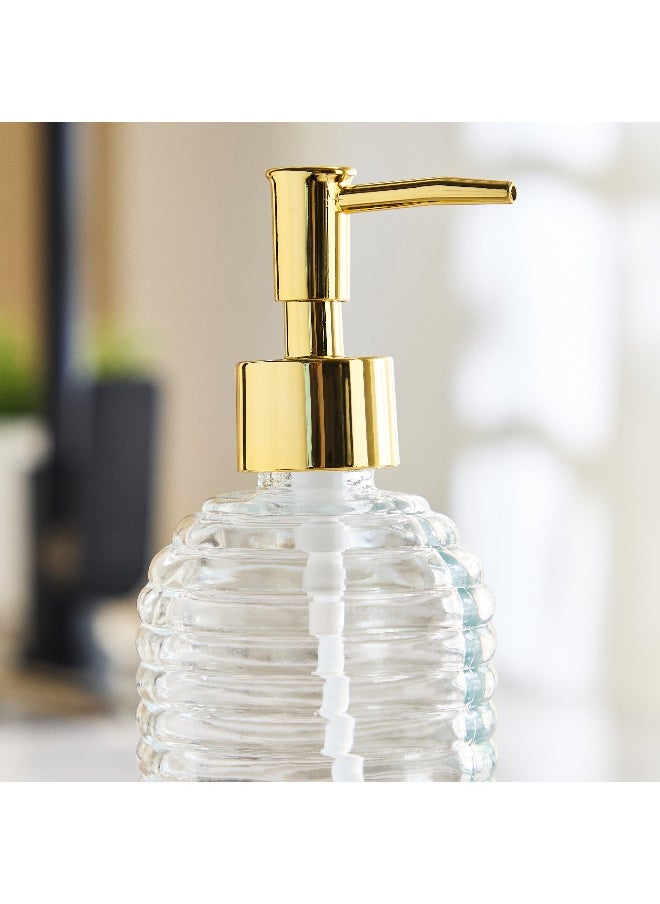 Home Box Vega Glass Soap Dispenser with Knobe  - Image 3