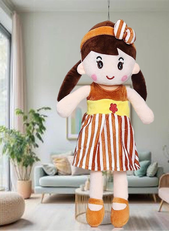 جلانس دمية غلانس الناعمة واللطيفة ذات المظهر الجميل | ألعاب محشوة جذابة | اجذب انتباهك بدمية ليتل دارلينغ (دمية بنية لطيفة، 50 سم) - Image 1