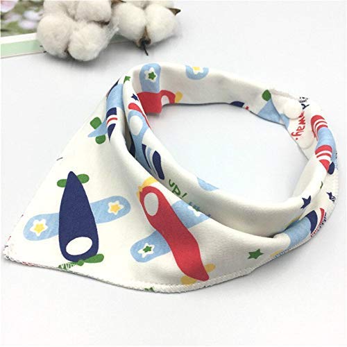 BabyGo Cotton Soft Baby Bandana Bibs | Adjustable Feeding & Drool Bibs for Infants & Toddlers, Comfortable, Absorbent & Reusable | Set of 3 (Random Colors) - Image 4