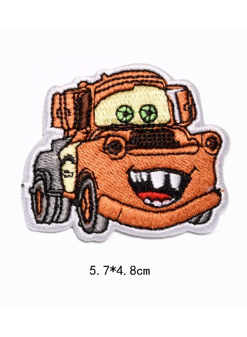 GNAFOTU Decorative Patches, 16 PCS Embroidered Iron On Patches DIY Accessories, Cute Sewing Applique for Jackets, Hats, Backpacks, Jeans - Image 4