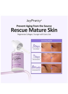 JoyPretty Instant Lift Collagen Serum for Face Collagen Face Serum Skin Tightening Helps Lift Plump & Firm Sagging Skin Moisturizing Anti-Wrinkle Face & Eye Serum Anti-Aging Serum 40ml  - Image 2