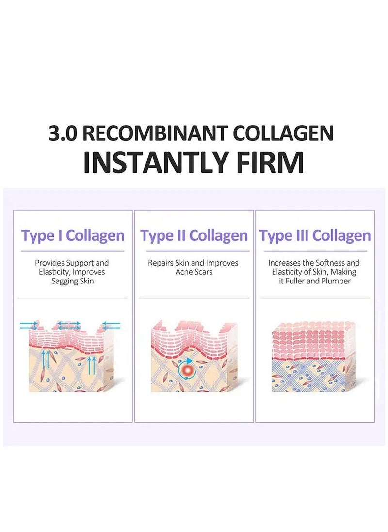 JoyPretty Instant Lift Collagen Serum for Face Collagen Face Serum Skin Tightening Helps Lift Plump & Firm Sagging Skin Moisturizing Anti-Wrinkle Face & Eye Serum Anti-Aging Serum 40ml  - Image 4
