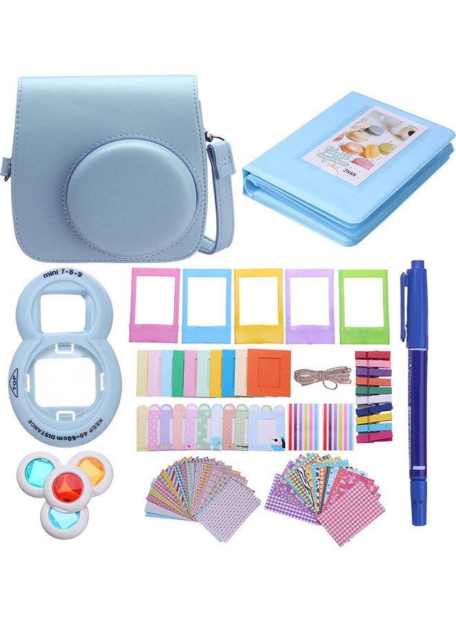 NIBEMINENT 12 In 1 Camera Case Album Lens Accessories Set Multicolour 