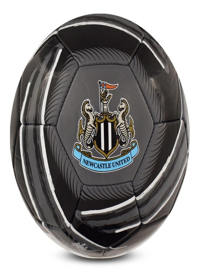 Hy-Pro Officially Licensed Newcastle United F.C. Cyclone Football - Size 5, NUFC, Training, Match, Merchandise, Collectible for Kids and Adults
