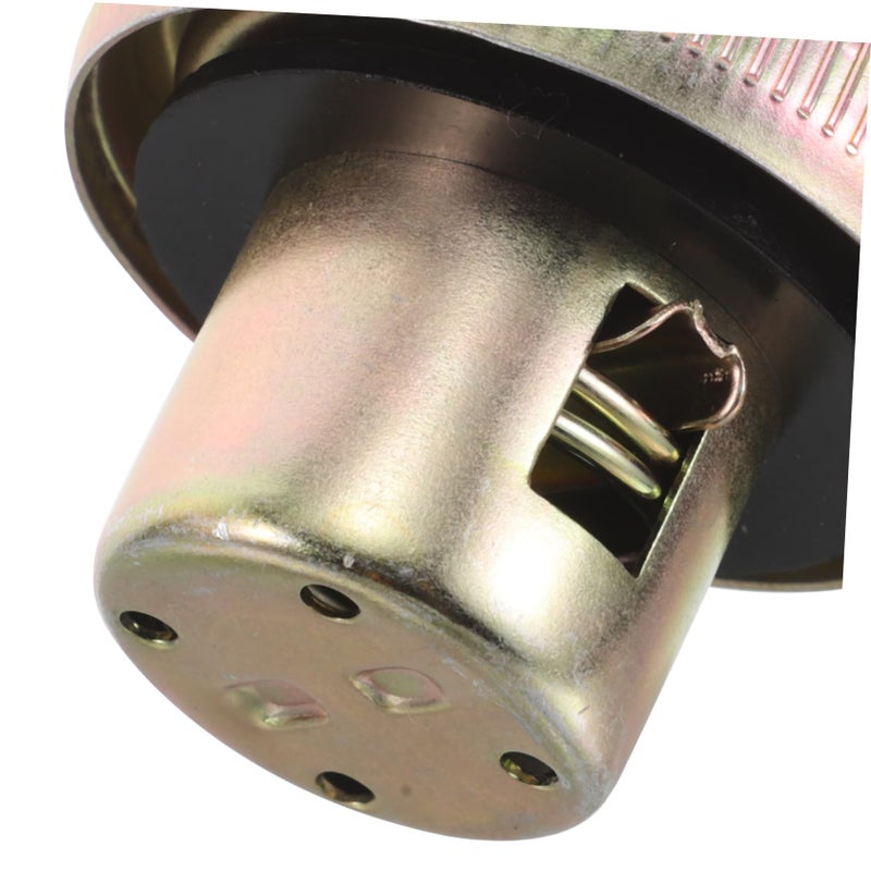 Universal Motorcycle Gas Cap Black Smooth Finish Metal Replacement Easy Installation - Image 4