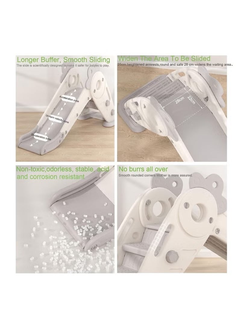 فول جوي زحليقة علي شكل جزرة مع قاعدة تثبيت مع كورة سلة 133X49X65 سم زهري 28-XLB-13P - Image 3