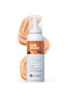 Milk Shake Color Whipped Cream Leave In Coloring Conditioner - Provides Temporary Hair Color Tone, Copper  - Image 1