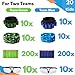 wishery Accessories for Nerf Party Supplies 20 Sets Kids Birthday Favors Bulk Pack with Darts Glasses Masks and Wristbands for Boys Birthday Parties and Nerf War Teams - Image 4