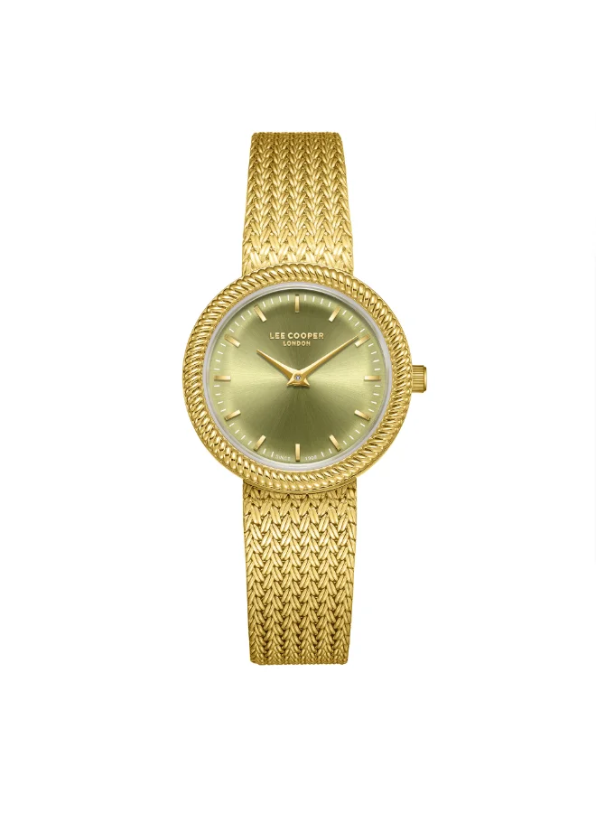 لي كوبر Women's Mesh Analog Watch LC08136.170 - 28 mm