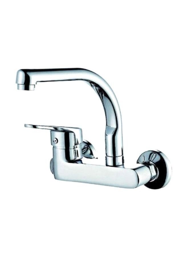 Gasin Single Lever Sink Mixer Silver 25.2 x 15.2 x 6.4centimeter  - Image 1