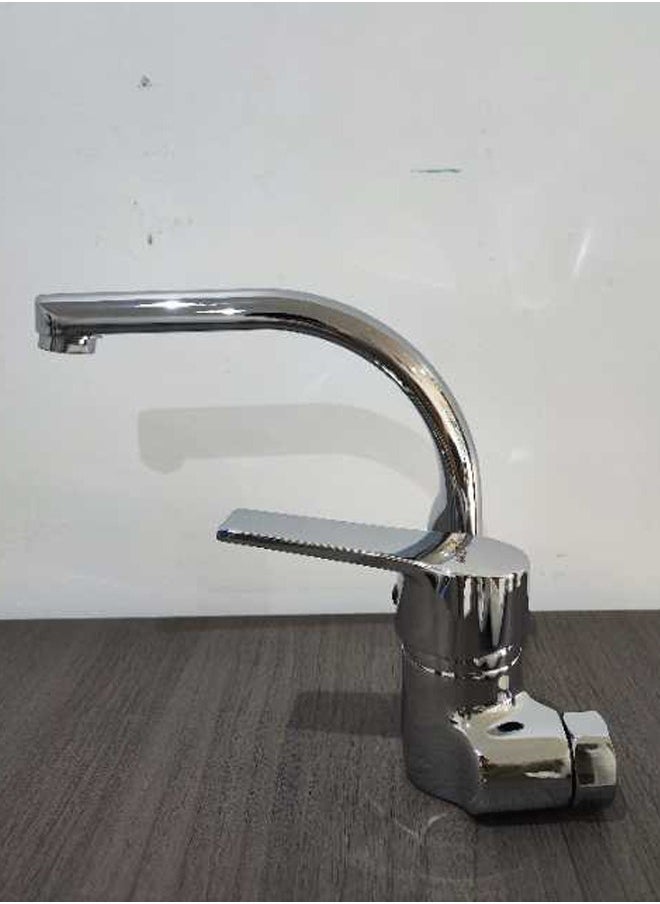 Gasin Single Lever Sink Mixer Silver 25.2 x 15.2 x 6.4centimeter  - Image 4