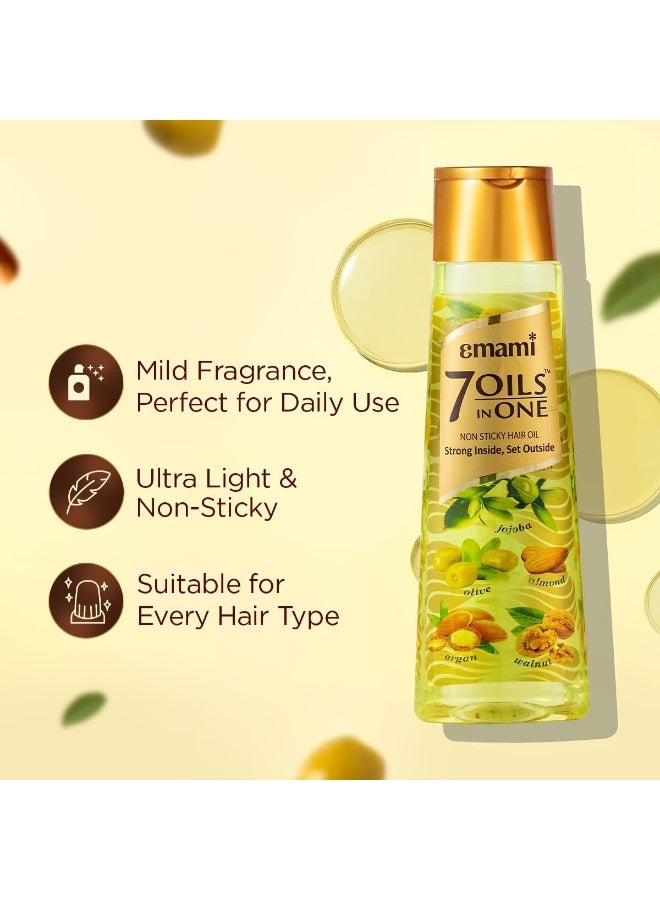 إمامي زيت إمامي 7 زيوت في واحد (Emami 7 Oils in One) – لإصلاح الشعر التالف – 300 مل - Image 4