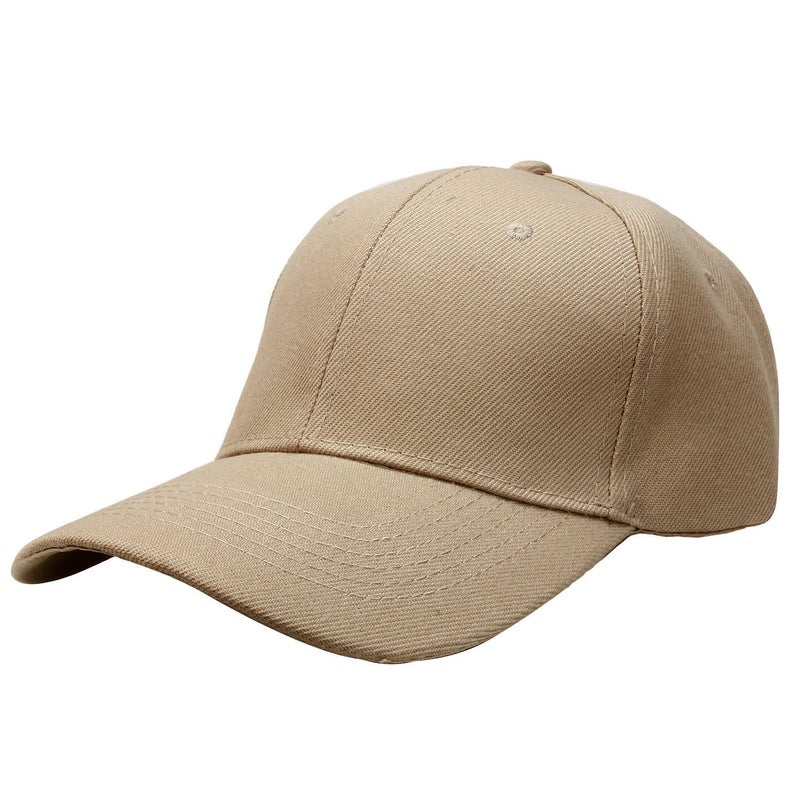 Falari Baseball Cap Adjustable Size for Running Workouts and Outdoor Activities All Seasons (1pc Khaki) - Image 1