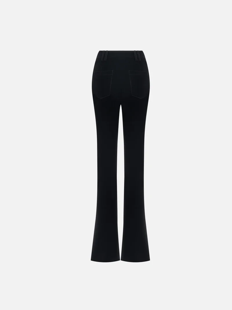 Lichi Dense velvet trousers