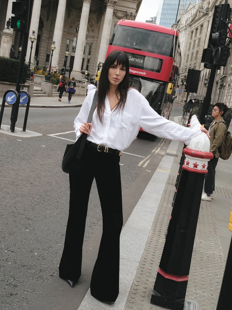 Lichi Dense velvet trousers