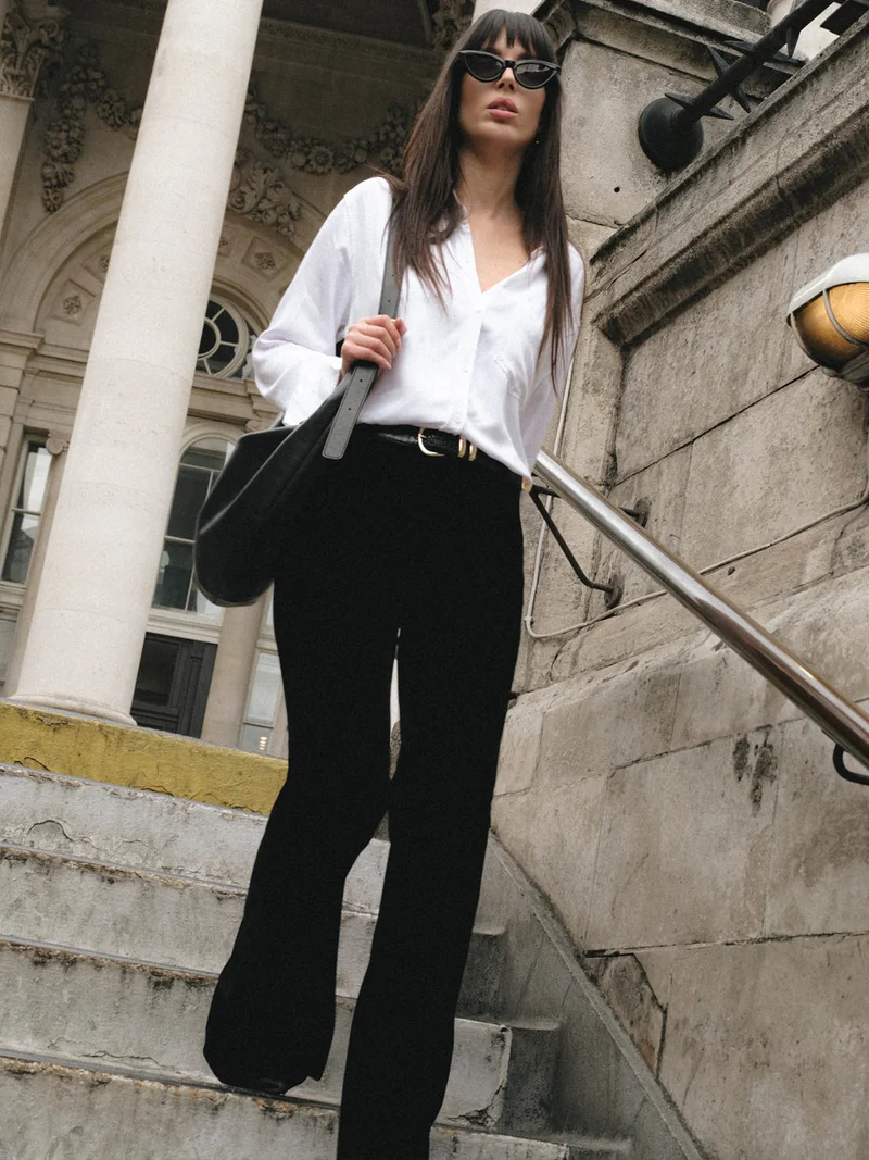 Lichi Dense velvet trousers