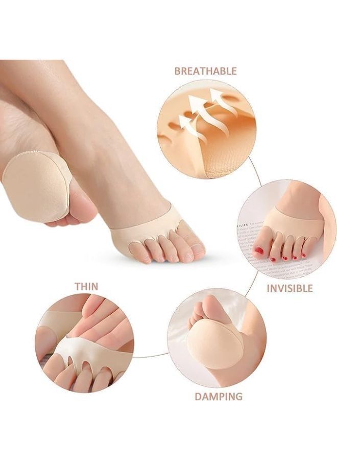 Pair of Ball Foot Pads Metatarsal Pads for Foot Pain Outdoor Running(Random Color) - Image 2
