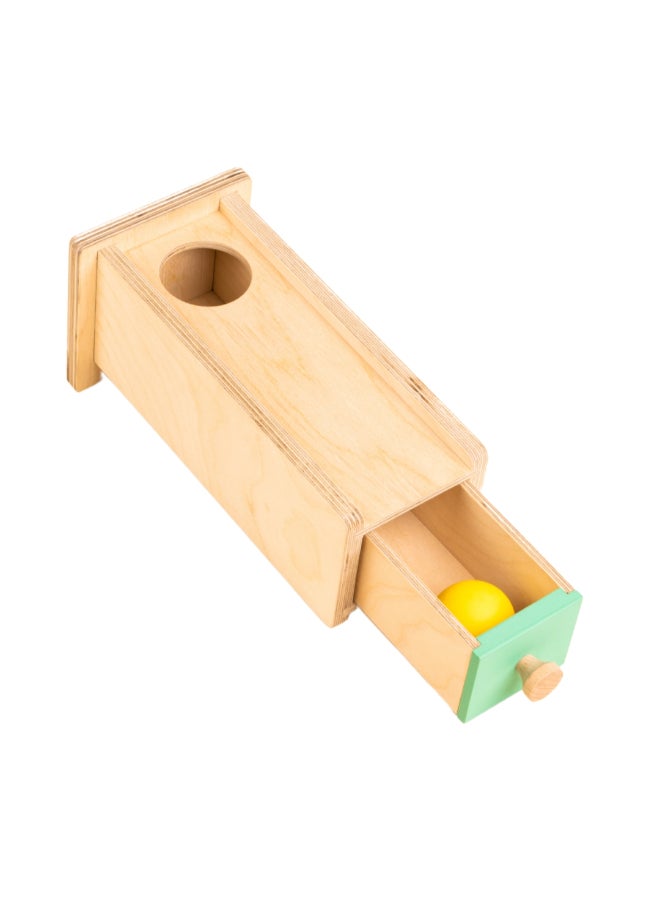 Curious Cub Montessori Object Permanence Box With Drawer  Educational Toys For Early Development For Toddlers  Fine Motor Skills And Sensory Toys For Kids (6 Months - 2 Years), Multicolor - Image 1