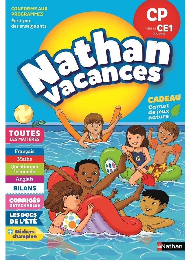 NATHAN Cahier de Vacances Primaire CP vers CE1 6/7 ans