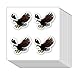 GUVSPTI Bald Eagle Stickers 1in for Scrapbooking Arts Craft Kids DIY Calendars Journals 80Pack - Image 3